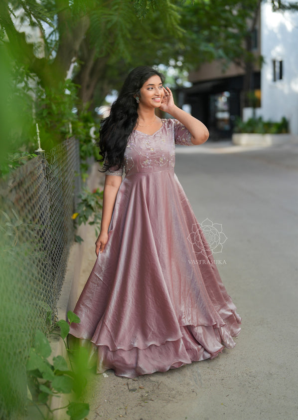 Onion pink layered dress Onion pink layered dress