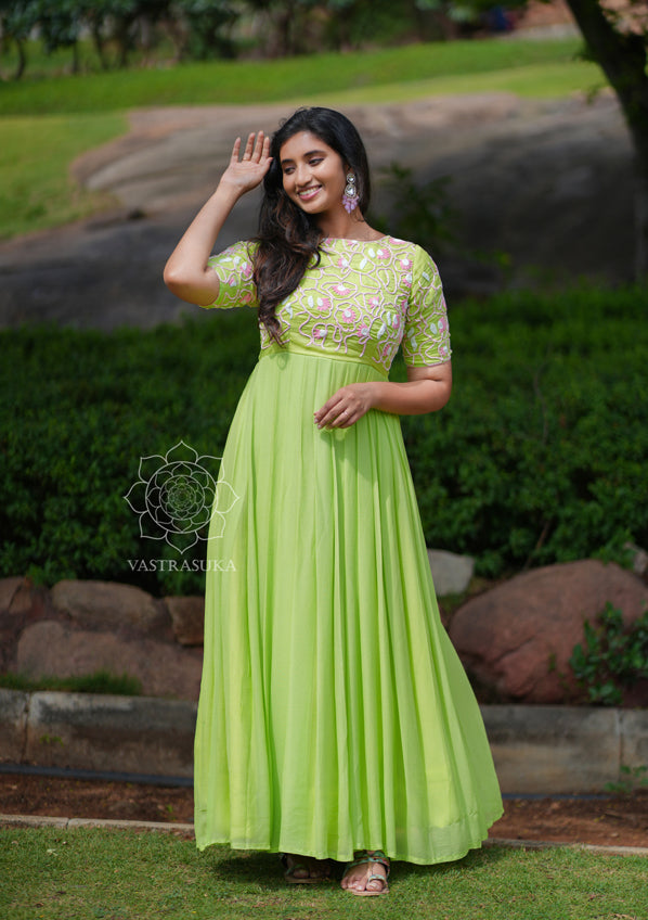 Pista green sparkle