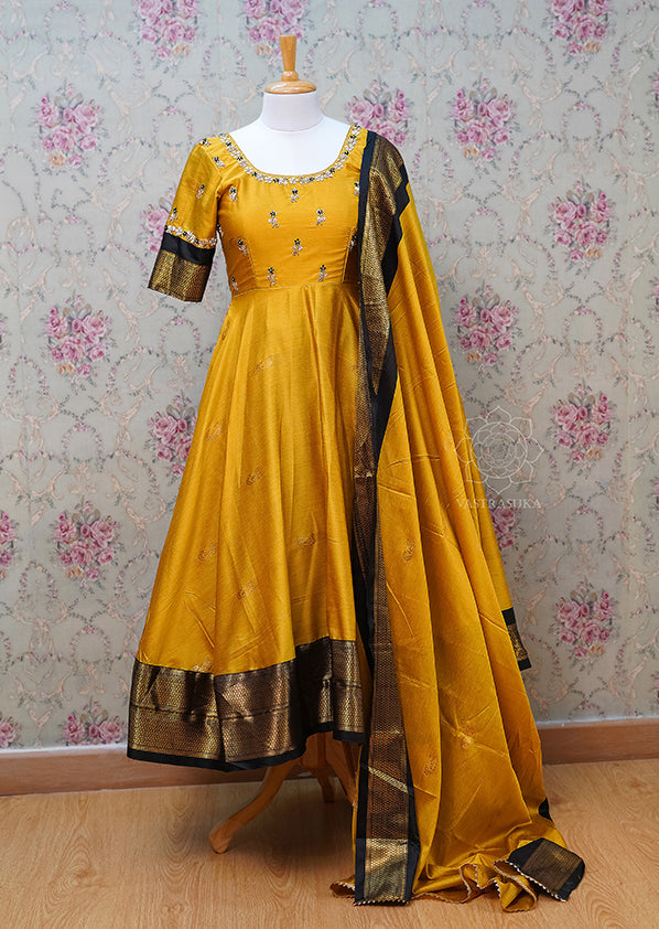 Mustard Soft Silk