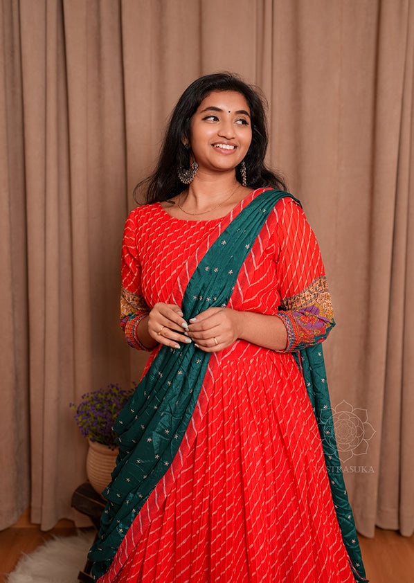Orange Bandhini