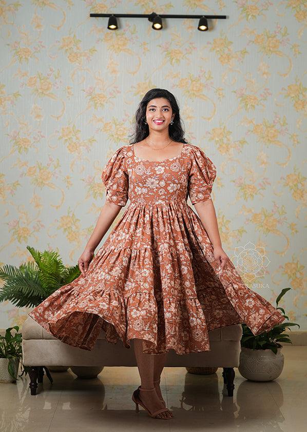 Coco Floral Flared Dress