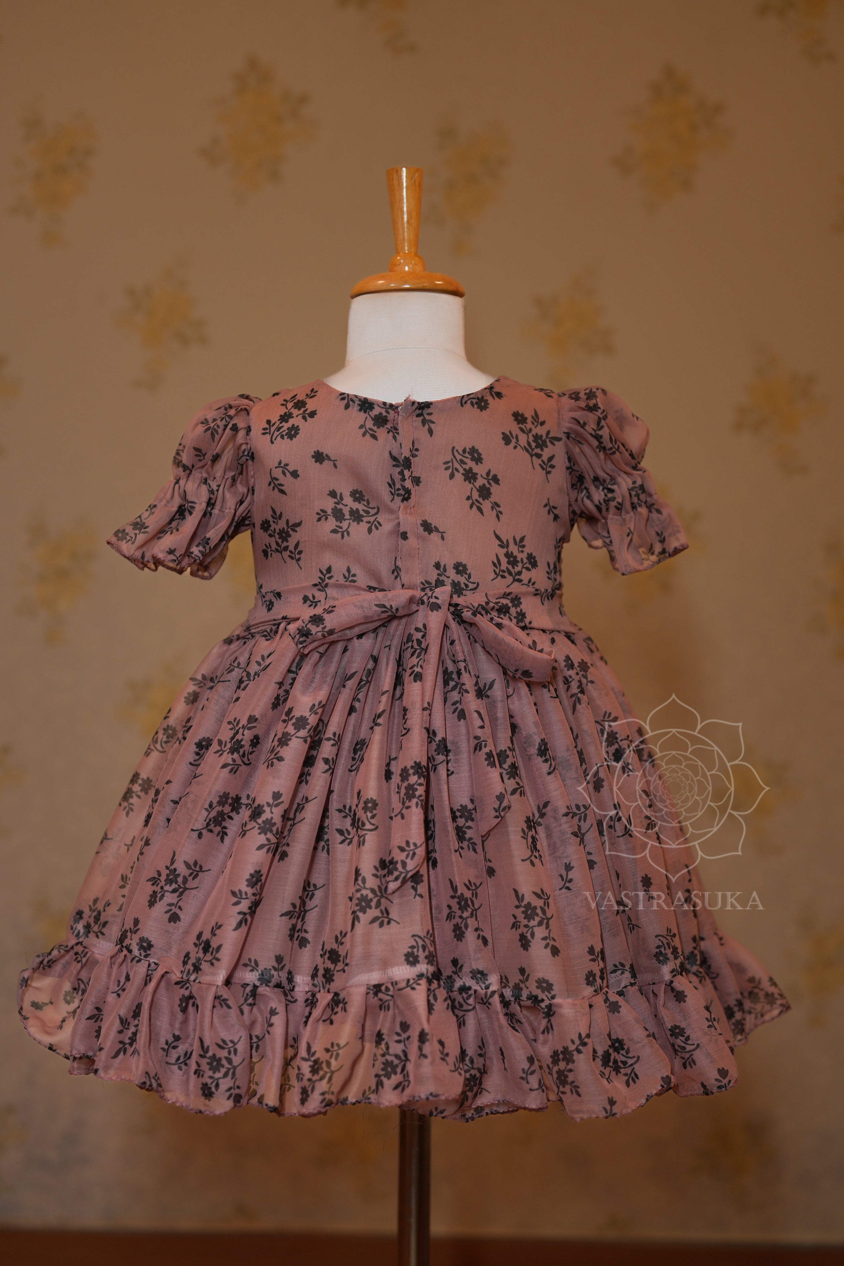 Light Chocolate Chiffon frock