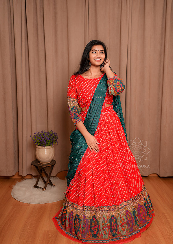 Orange Bandhini