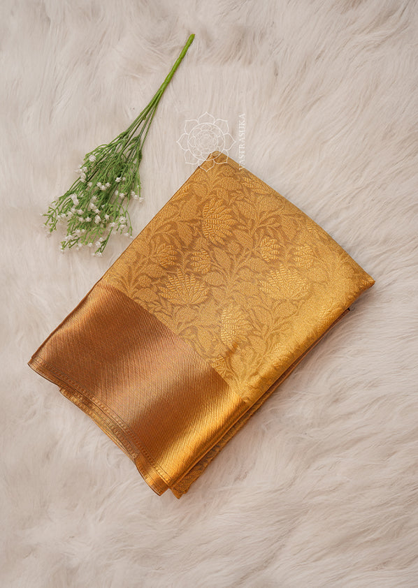 Golden Tissue Banaras Saree