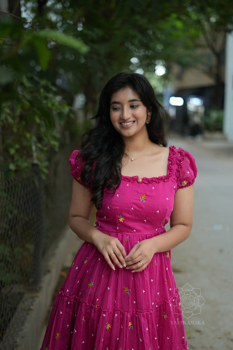 Pink Risha Pink mul mul – Vastrasuka