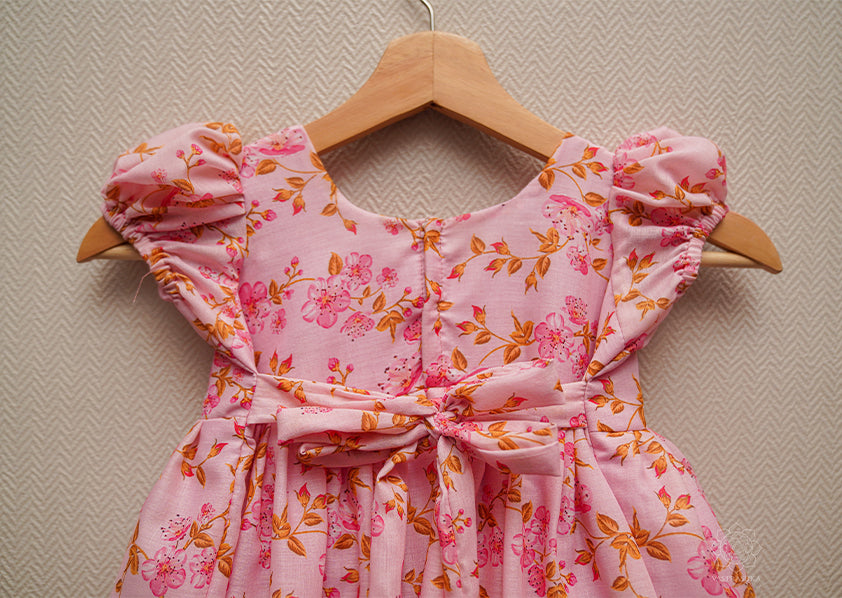 Baby Pink Flora Frock