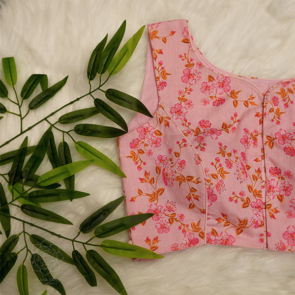 Baby Pink Floral Blouse