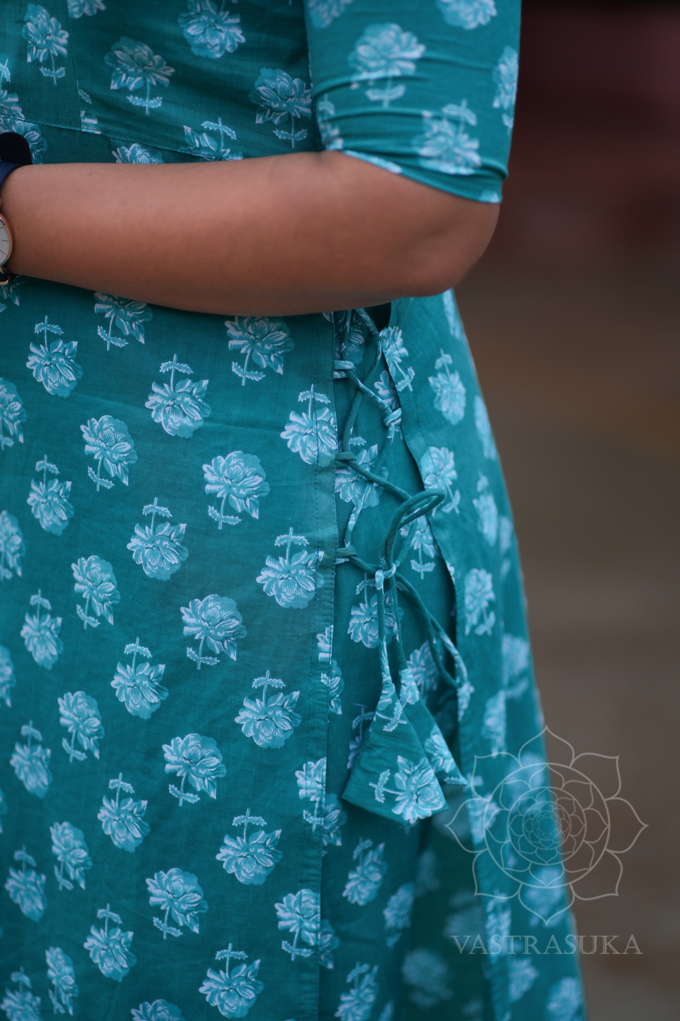 Teal Blue Kurta