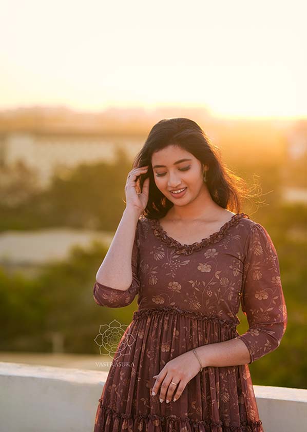 Coffee Brown Floral Vastrasuka Coffee Brown Floral Vastrasuka