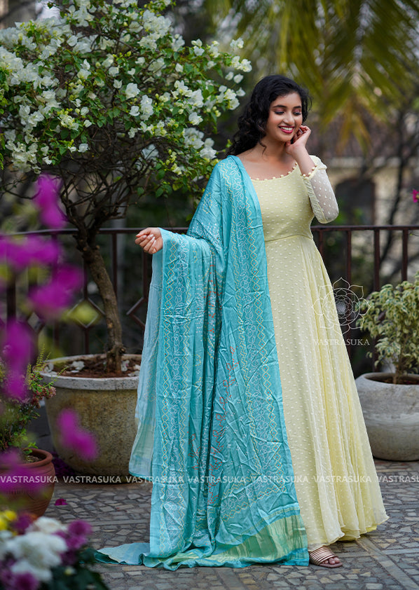 Cream Yellow Long Dress Vastrasuka Cream Yellow Long Dress Vastrasuka