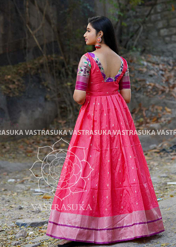 Buy Rani Jacquard Festival Wear Paithani Dress Material Online From  Wholesale Salwar.